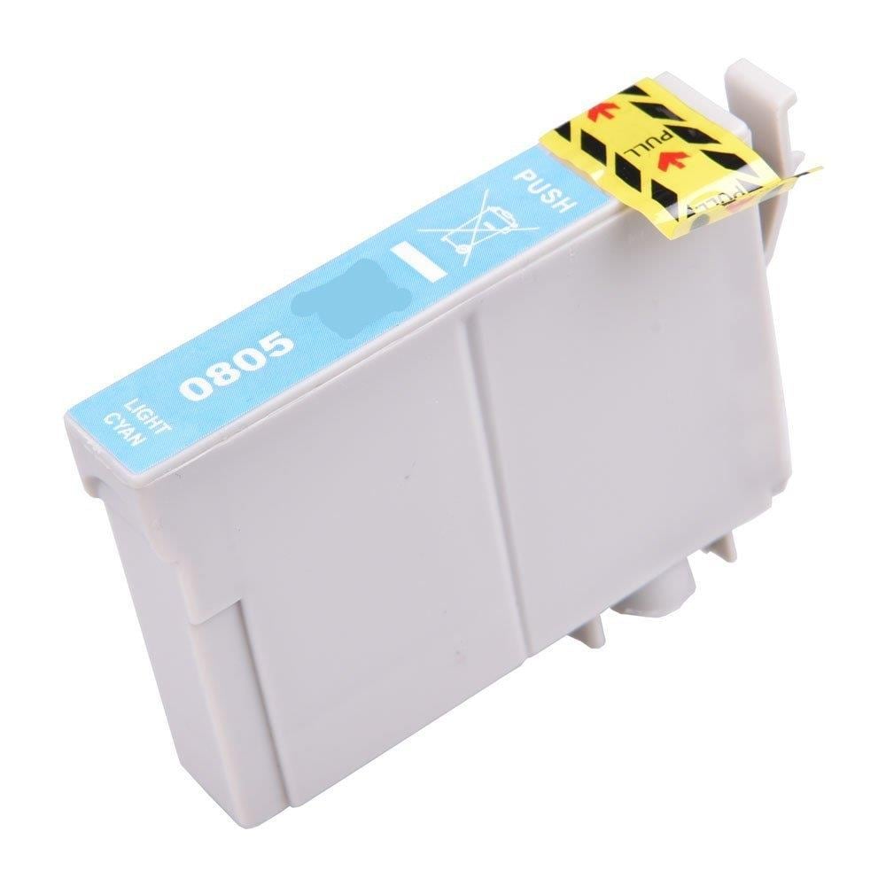 Cartuccia Ink-Ket compatibile Epson T0805 Light Ciano - Foto 2