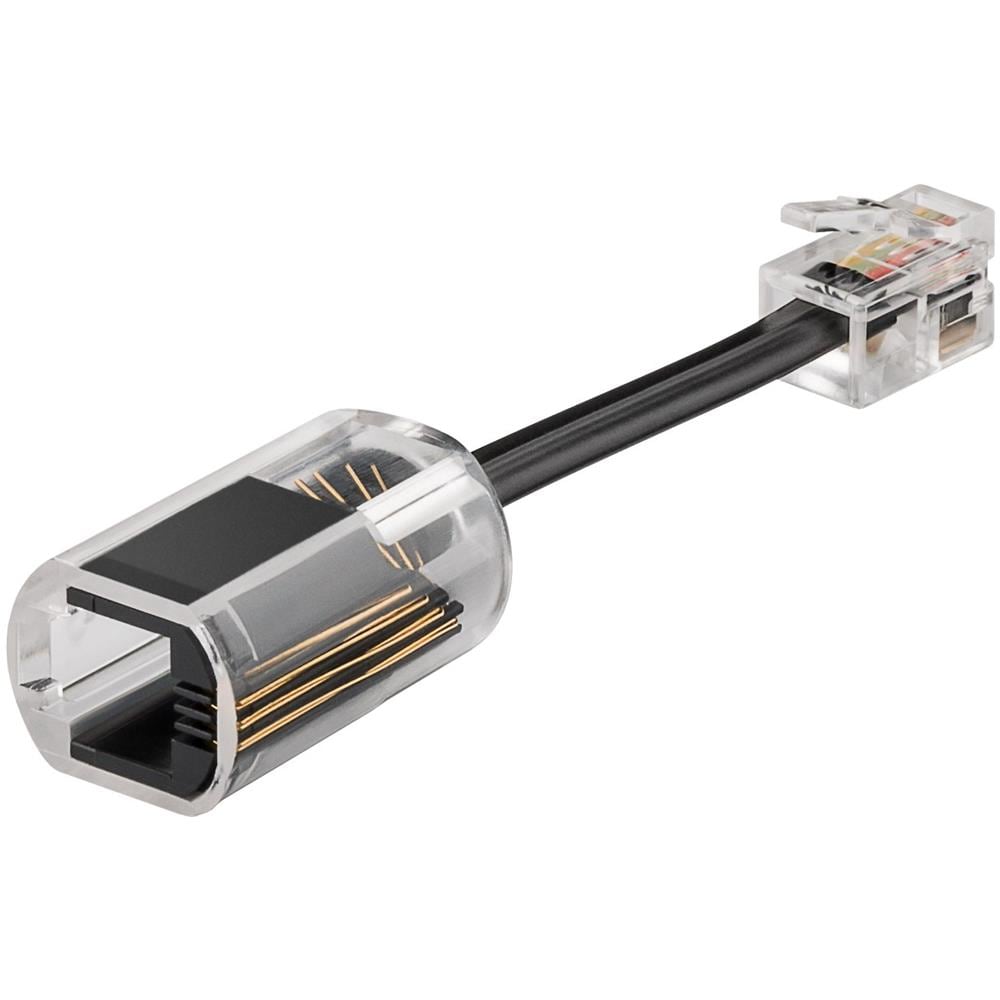 Plug Telefonico RJ10 Antiattorcigliamento per Cornetta con Cavo 30mm - Foto 4