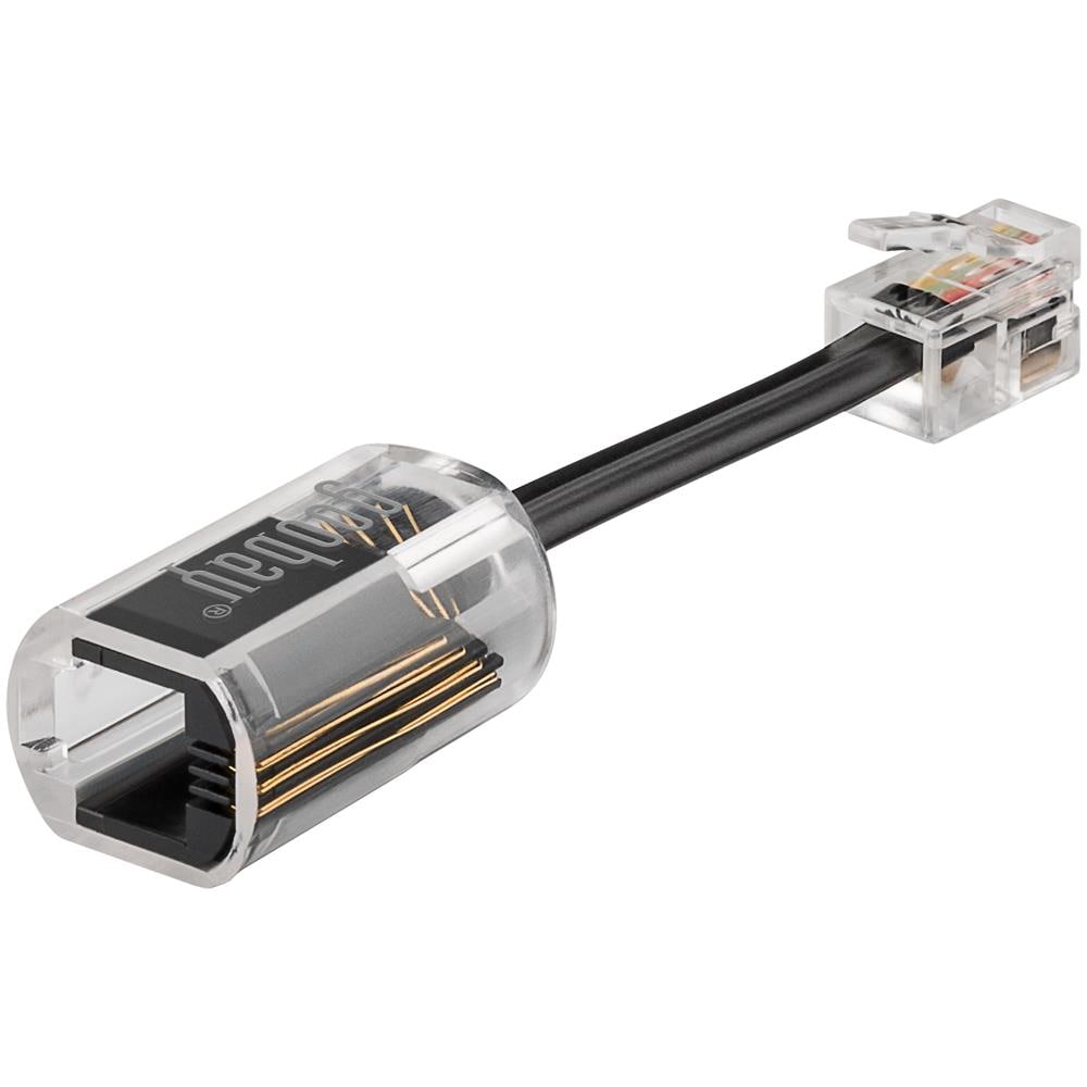 Plug Telefonico RJ10 Antiattorcigliamento per Cornetta con Cavo 30mm - Foto 1