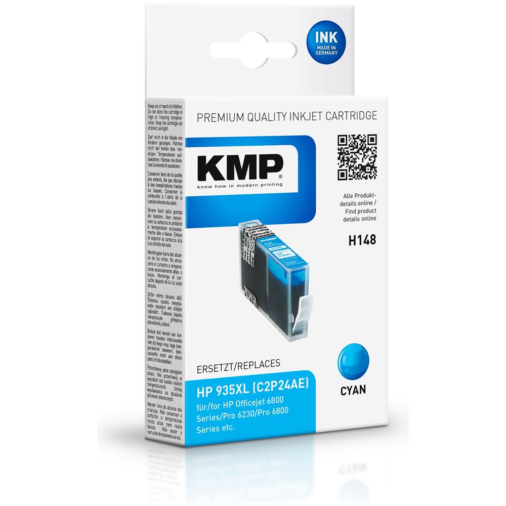 1744,0003 Cartuccia Ink Compatibile Ciano per Officejet Pro 6830 Capacità 900 Pagine - Foto 1