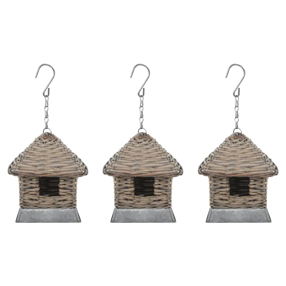 Casette Per Uccellini 3 Pz In Vimini - Foto 1