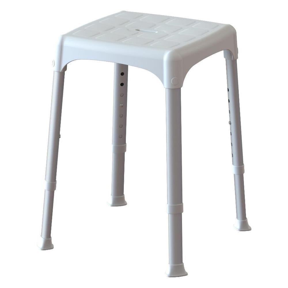 Sgabello Portata 180kg Altezza Regolabile Bianco Eh-sta-pp-bx - Foto 1