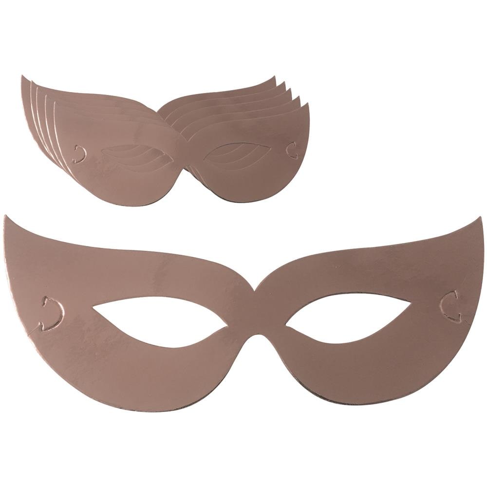 Ptit Clown - 6 Mascherine In Cartone Oro Rosa - Foto 1