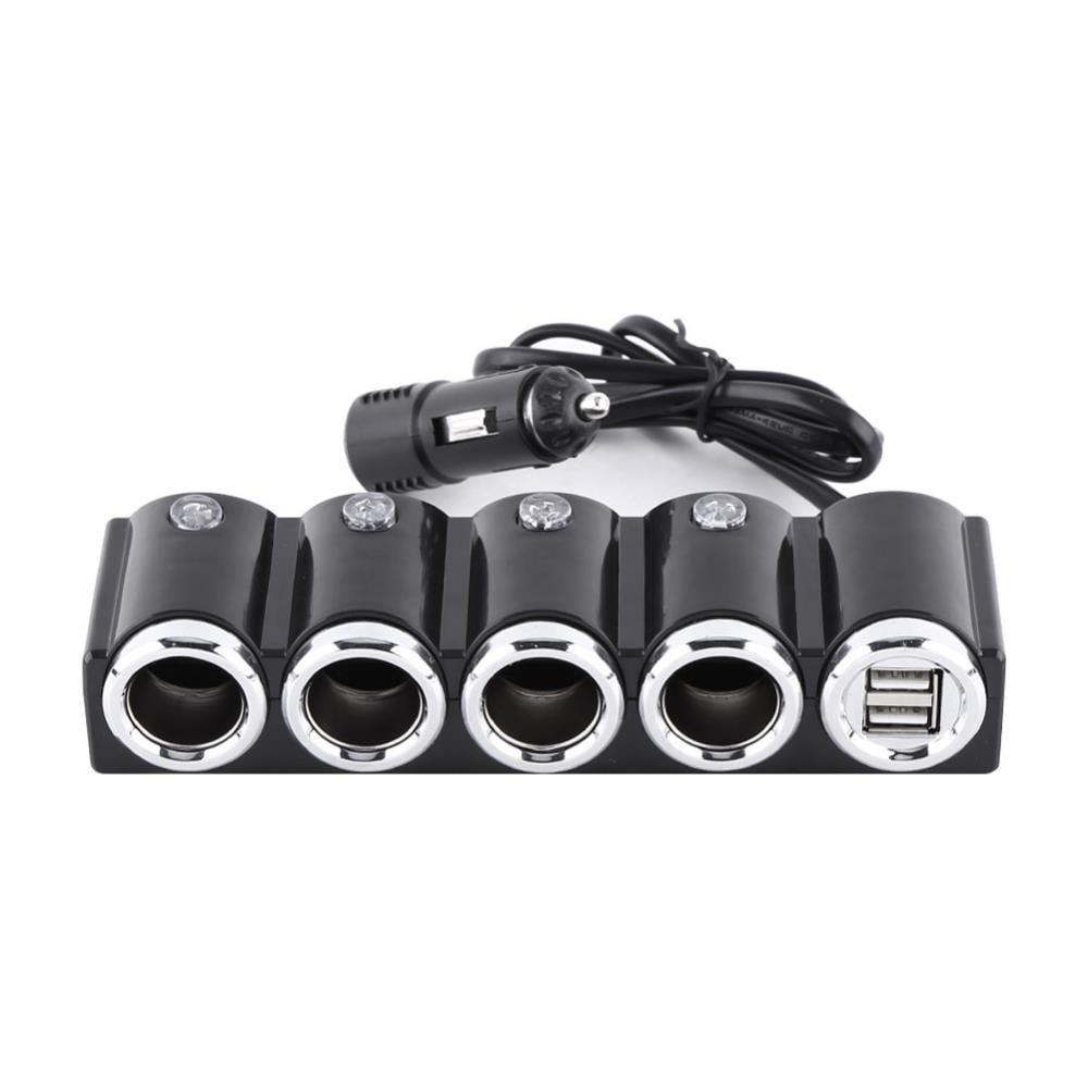 Splitter Per Accendisigari Per Auto Lighter 04 12v / 24v 4 Uscite, 2xusb, Indicatore Led - Foto 1