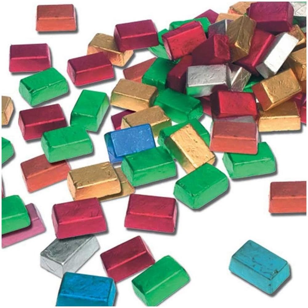 150 fogli per incarto cioccolatini Argento 50g 10x10cm - Foto 1