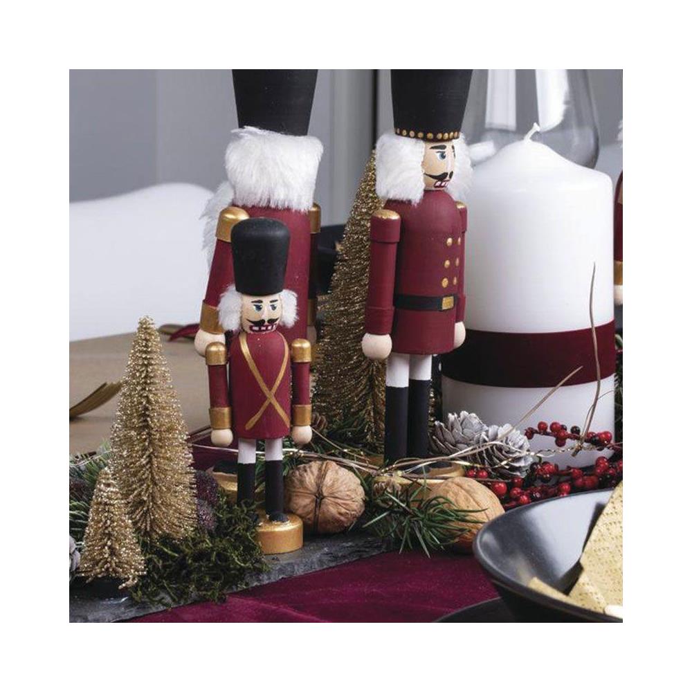 Schiaccianoci In Legno Carattere Schiaccianoci Per Dipingere 13 Cm - Foto 2