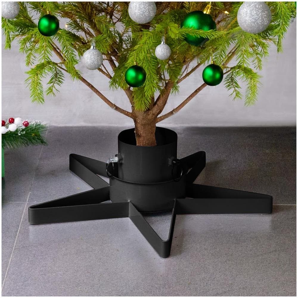 Base Per Albero Di Natale Nera 47x47x13,5 Cm - Foto 1