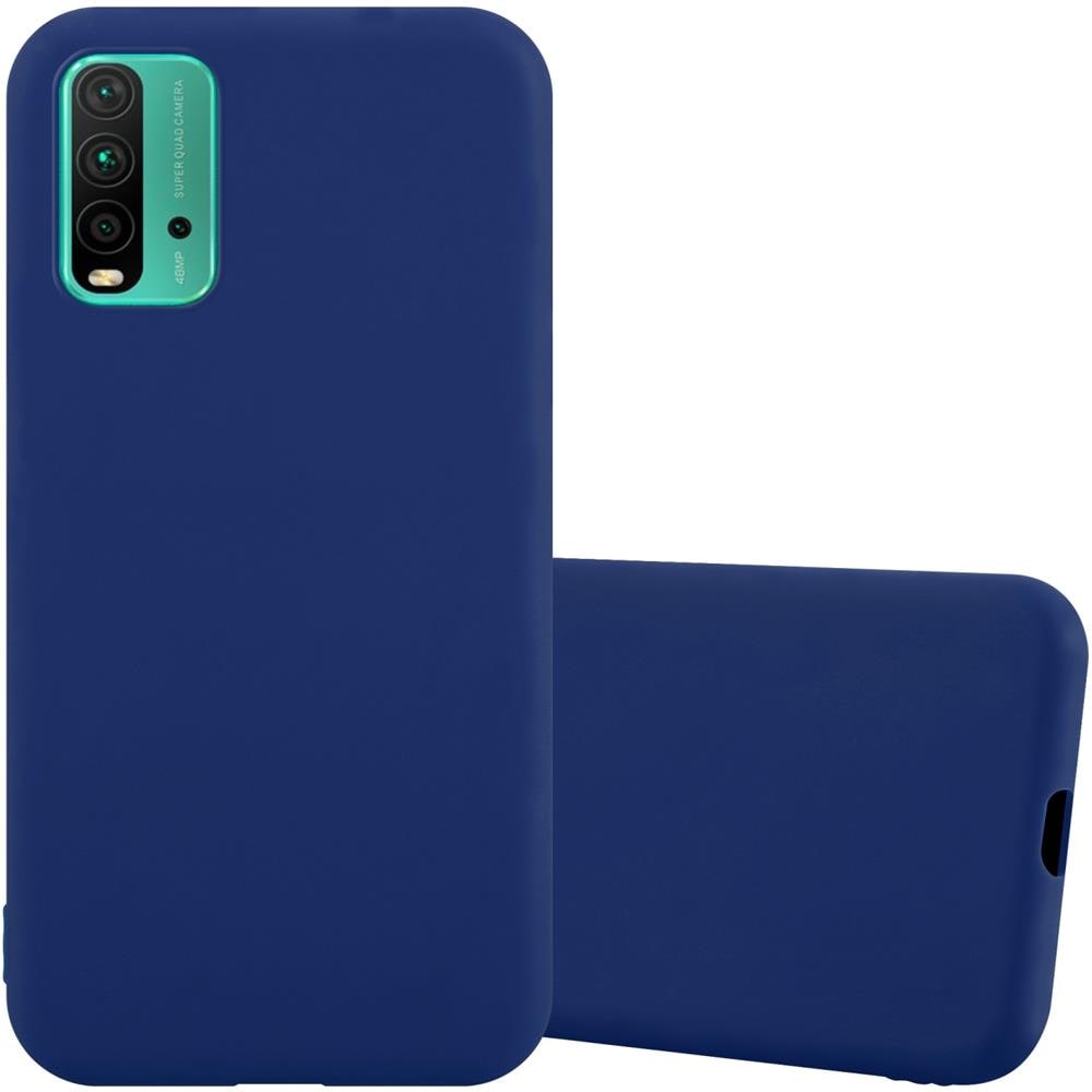 Custodia Compatibile Con Xiaomi Redmi 9t / Poco M3 In Candy Blu Scuro - Coperchio Protettivo In Silicone Tpu Flessibile - Foto 1
