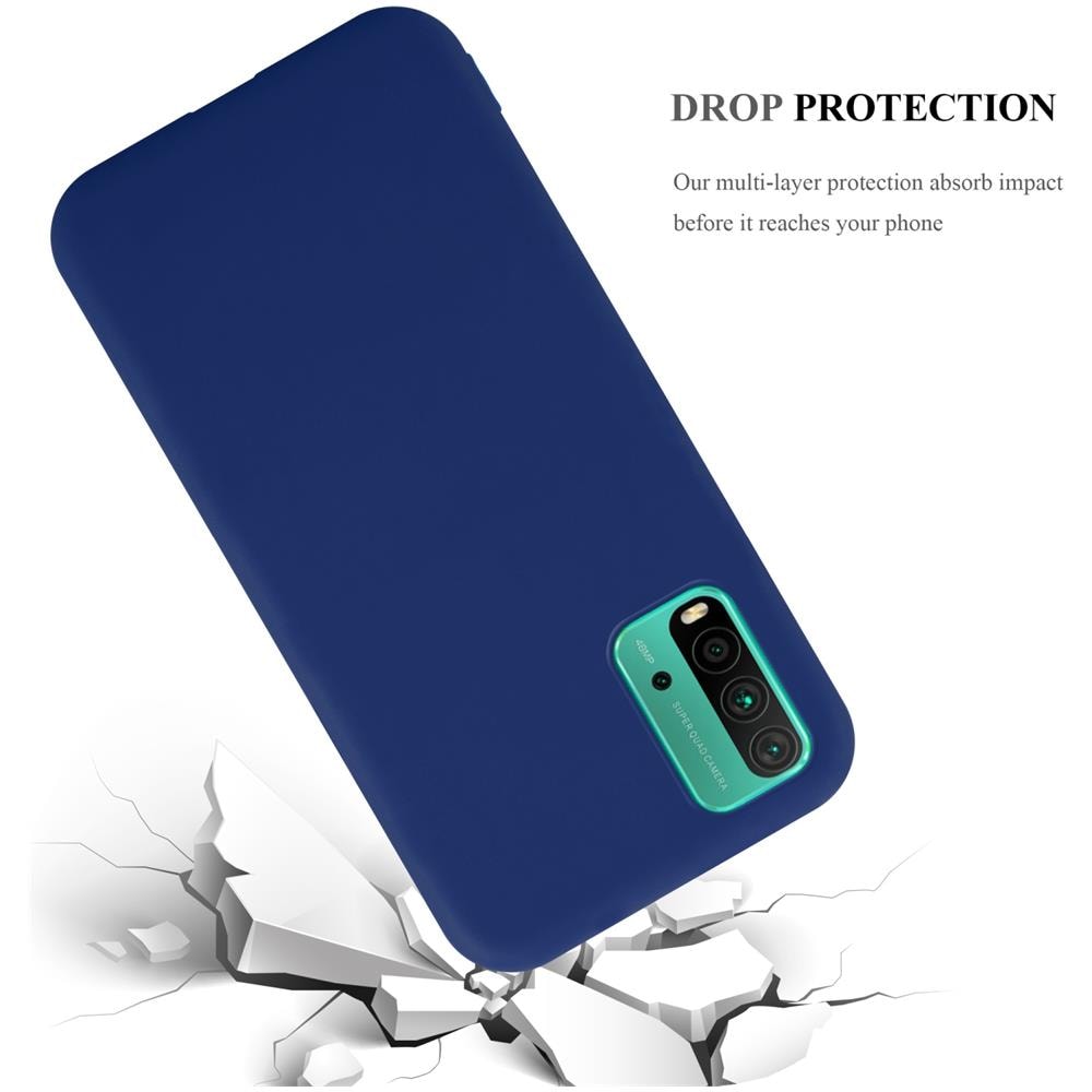 Custodia Compatibile Con Xiaomi Redmi 9t / Poco M3 In Candy Blu Scuro - Coperchio Protettivo In Silicone Tpu Flessibile - Foto 8