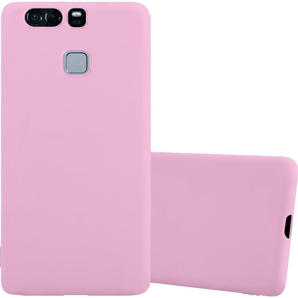 Custodia Compatibile Con Huawei P9 In Candy Rosa - Coperchio Protettivo In Silicone Tpu Flessibile - Foto 1