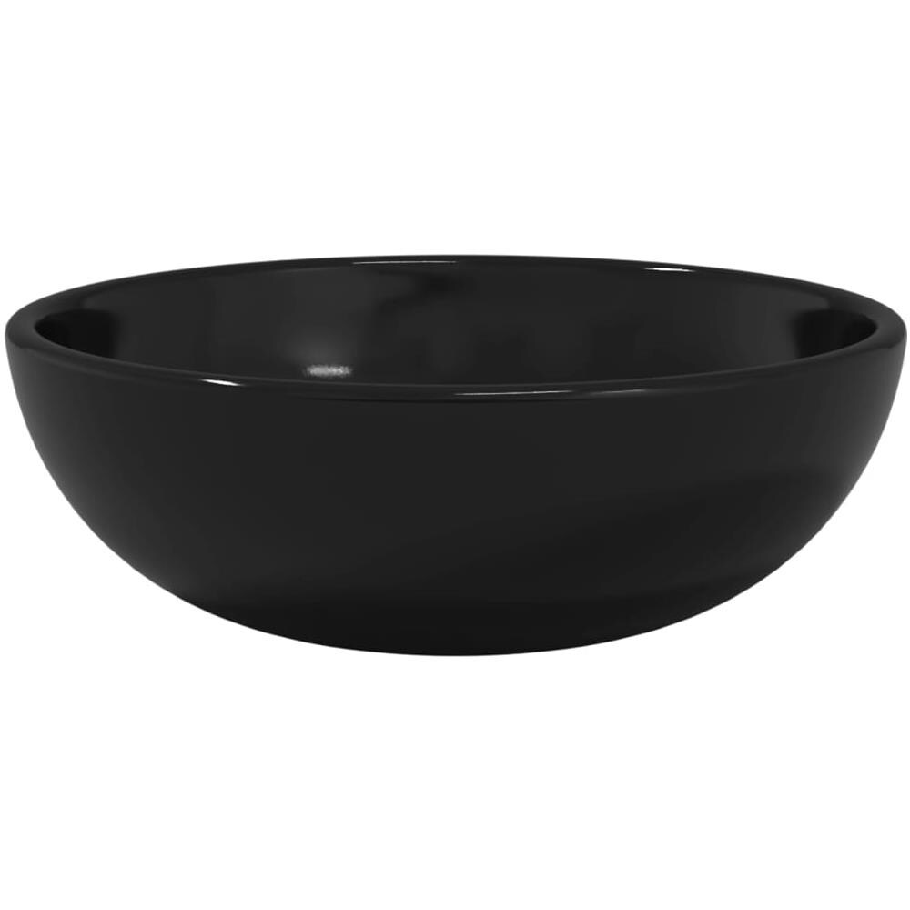 Lavandino In Vetro Temperato 35x12 Cm Nero - Foto 2