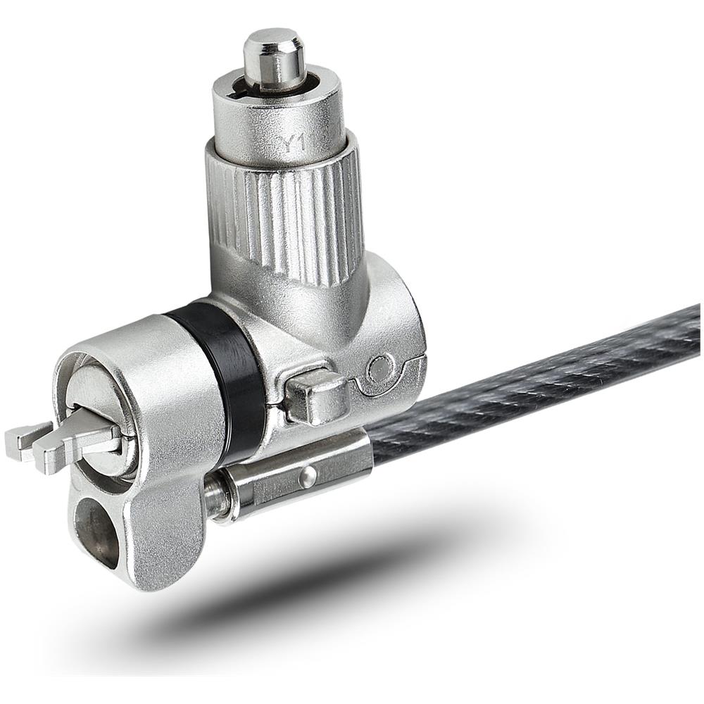 Cavo di Sicurezza Universale per Laptop (2m), Dispositivo di Blocco per Notebook Compatibile con Noble Wedge /Nano /K-Slot, Serratura con Chiave, Cavo in Acciaio al Carbonio Antifurto Resistente al Taglio - Foto 2