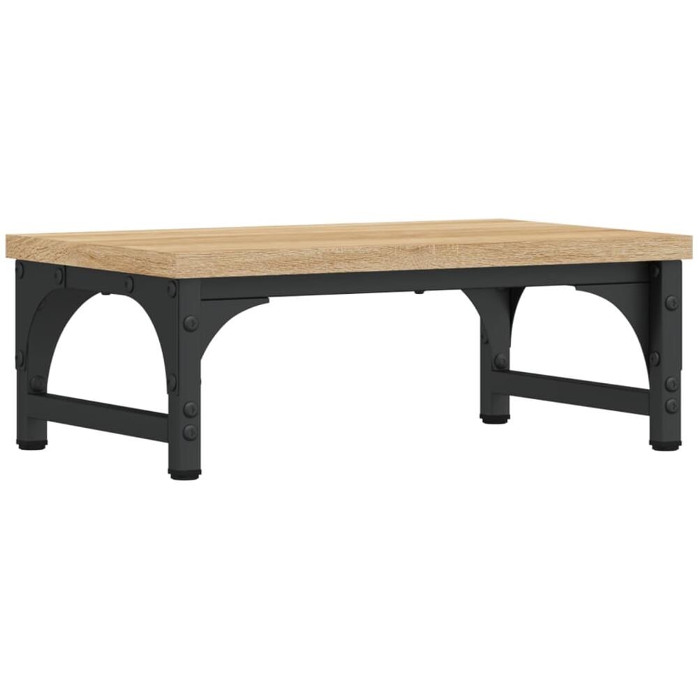 Supporto Per Monitor Rovere Sonoma 37x23x14cm Legno Multistrato - Foto 2