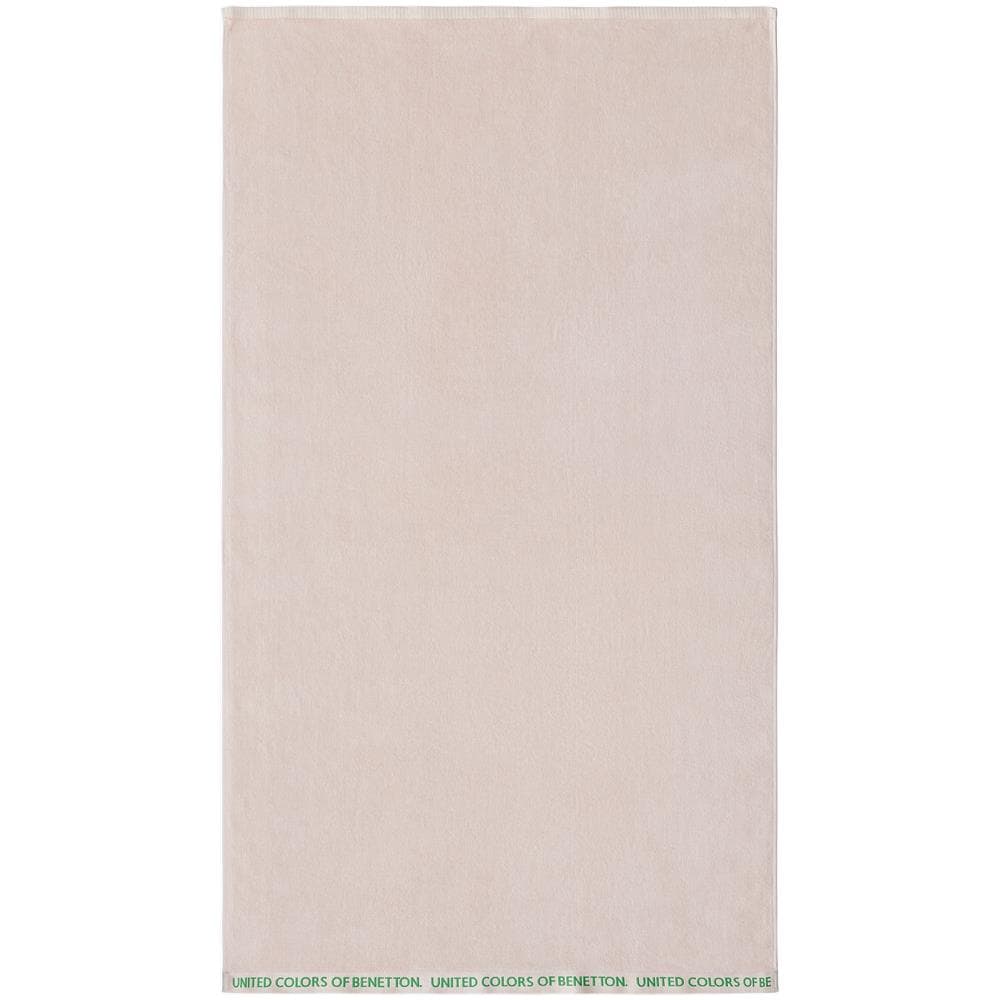 Asciugamano Da Spiaggia 90x160cm 380gsm 100% Di Velluto Di Cotone Beige Con Neutro Be - Foto 2