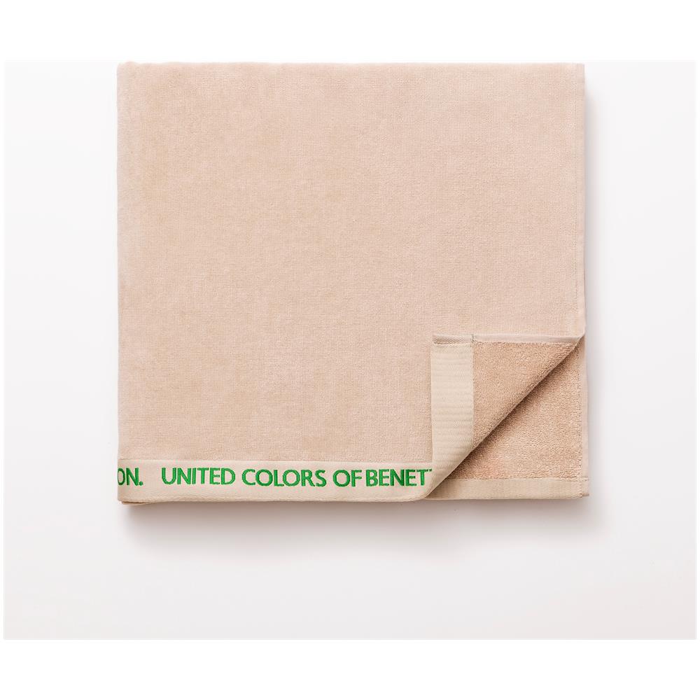 Asciugamano Da Spiaggia 90x160cm 380gsm 100% Di Velluto Di Cotone Beige Con Neutro Be - Foto 6