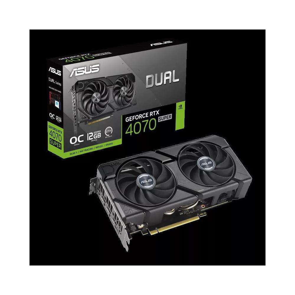 GeForce RTX 4070 SUPER 12 GB GDDR6X PCI Express 4.0 3 x DisplayPort 1 x HDMI DUAL OC - Foto 13