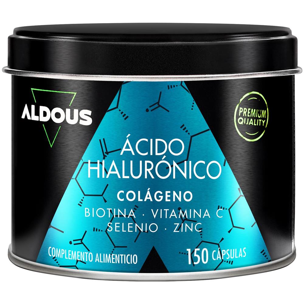 Collagene + Acido ialuronico, Vitamina C, Biotina, Zinco, Selenio Aldous | 150 capsule - Foto 1