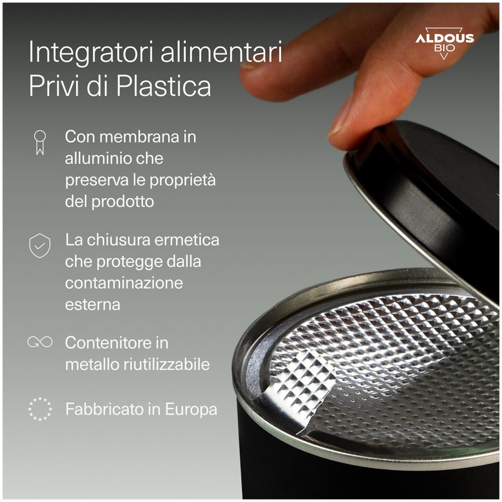 Collagene + Acido ialuronico, Vitamina C, Biotina, Zinco, Selenio Aldous | 150 capsule - Foto 5