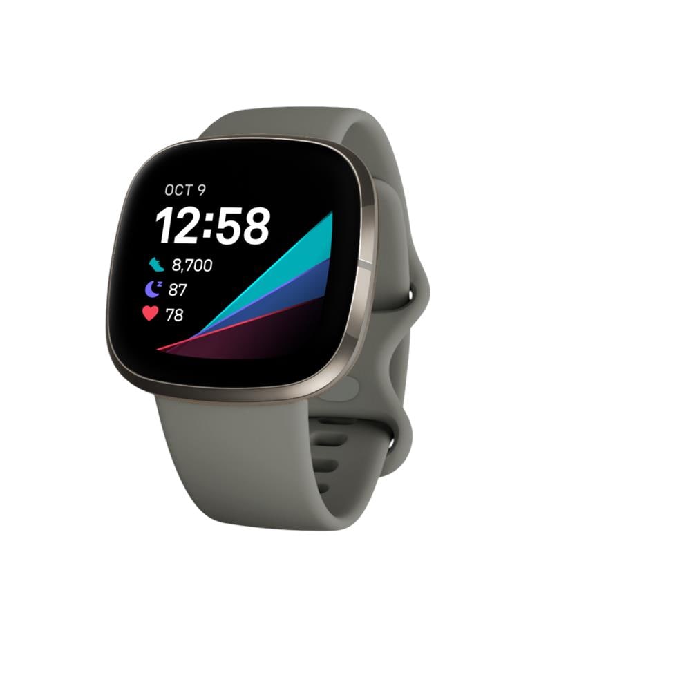 Versa Sense Sage Grey Silver AMOLED Digitale Touch screen Grigio Wi-Fi GPS (satellitare) - Foto 2