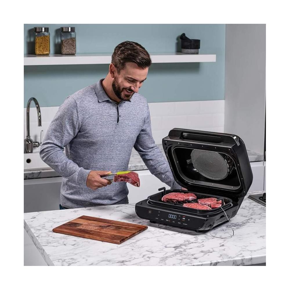 DG551EU Friggitrice Singolo 3,8 L Indipendente 1760 W Friggitrice ad aria calda Nero, Argento - Foto 4