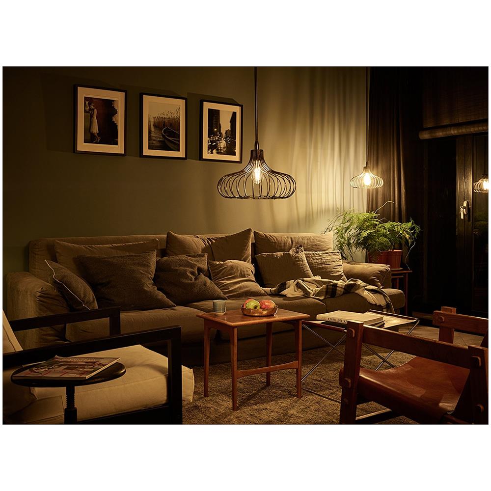 Lampadina Led Filament Classic 50W G120 Attacco E27 2000K Gold Dimmerabile - Foto 2
