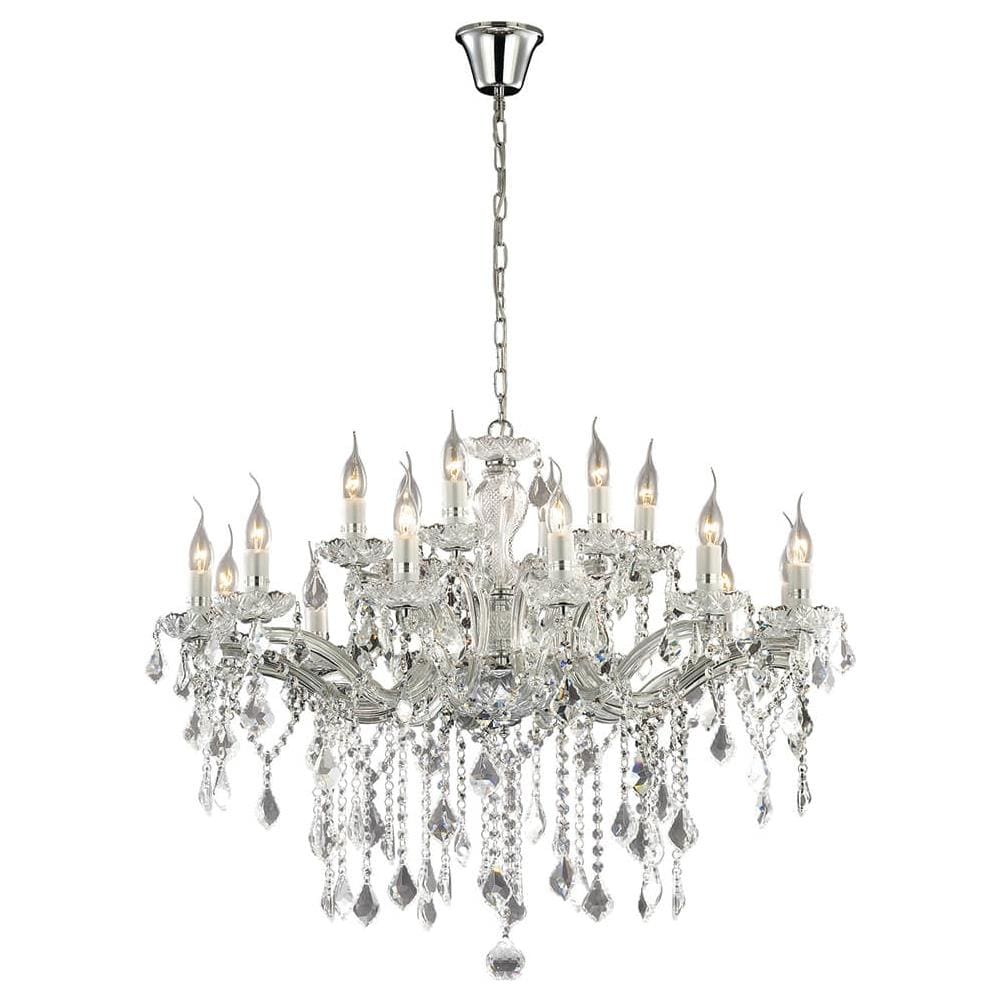 Lampada A Sospensione 18 X 40w E14 Ideal Lux Cromo - Foto 1