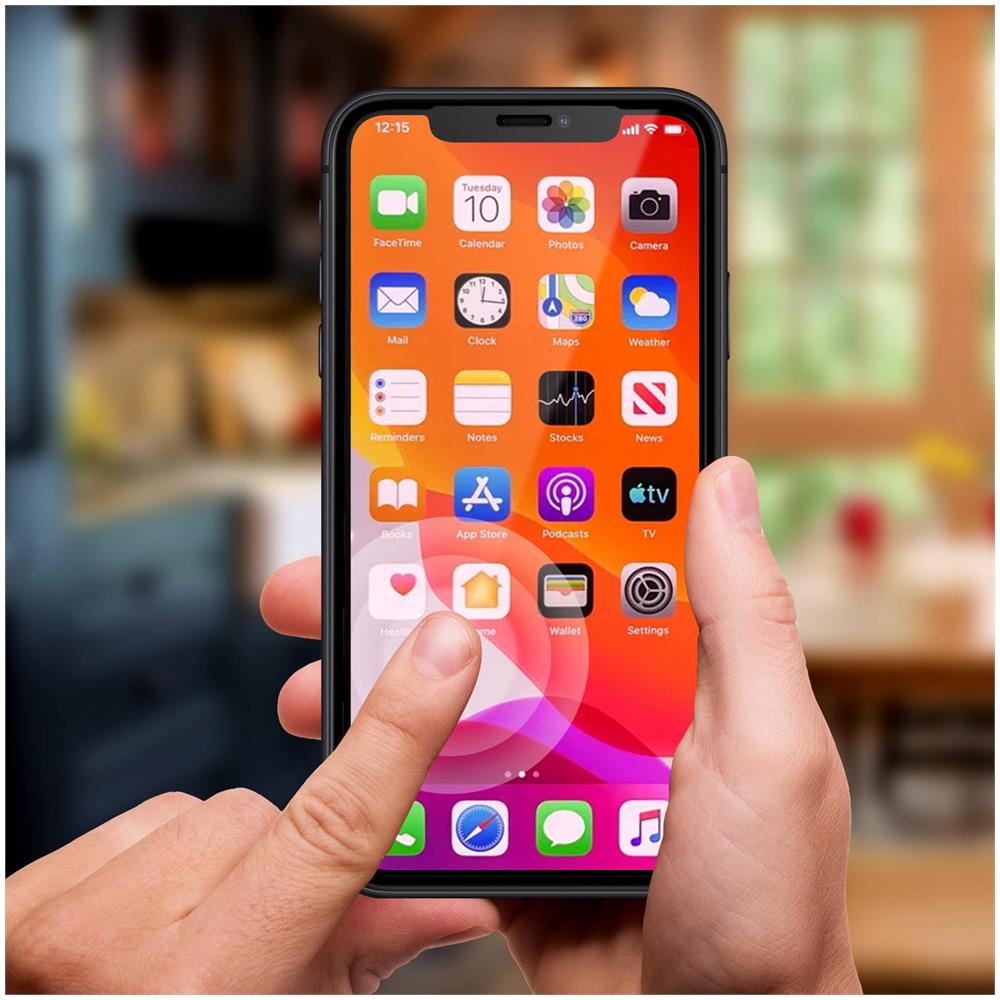 Pellicola Apple Iphone 11 Vetro Flessibile Antiurto Contorni Neri - Foto 2