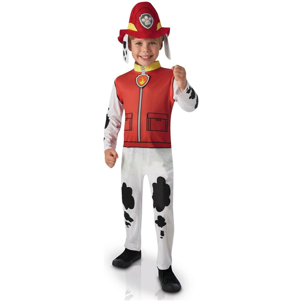 Costume Marshall Di Paw Patrol Per Bambino - Taglia: 5/6 Anni (105/116 Cm)  - Foto 1