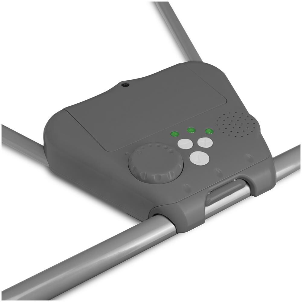 Otto Altalena Sdraietta Dondolo Musicale 5 Velocità Con Timer Arco Giochi E Cuscino Per La Testa Fino 9kg Grigio - Foto 7