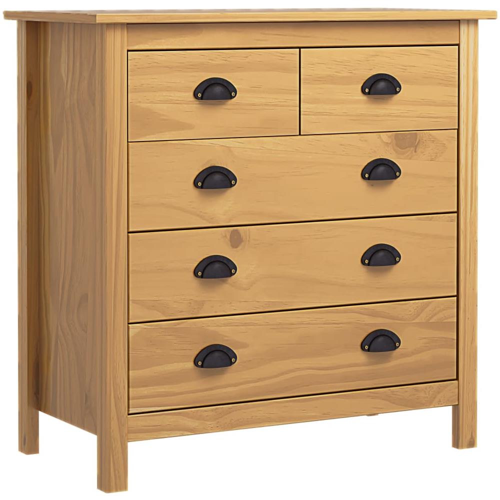 Credenza Hill Range 79x40x80 cm Legno Massello di Pino - Foto 1