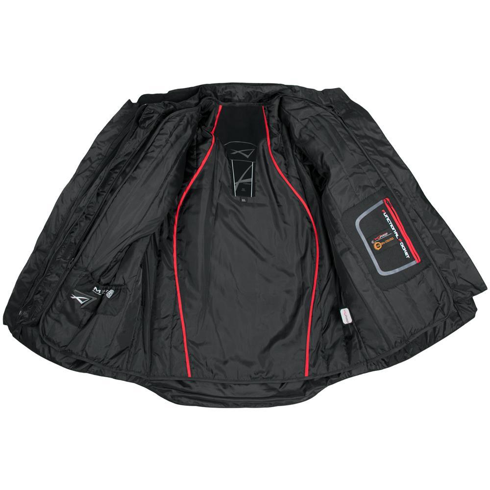 Giacca Offroad Enduro Moto Turismo Impermeabile Tessuto Protezioni Blu Xl - Foto 2