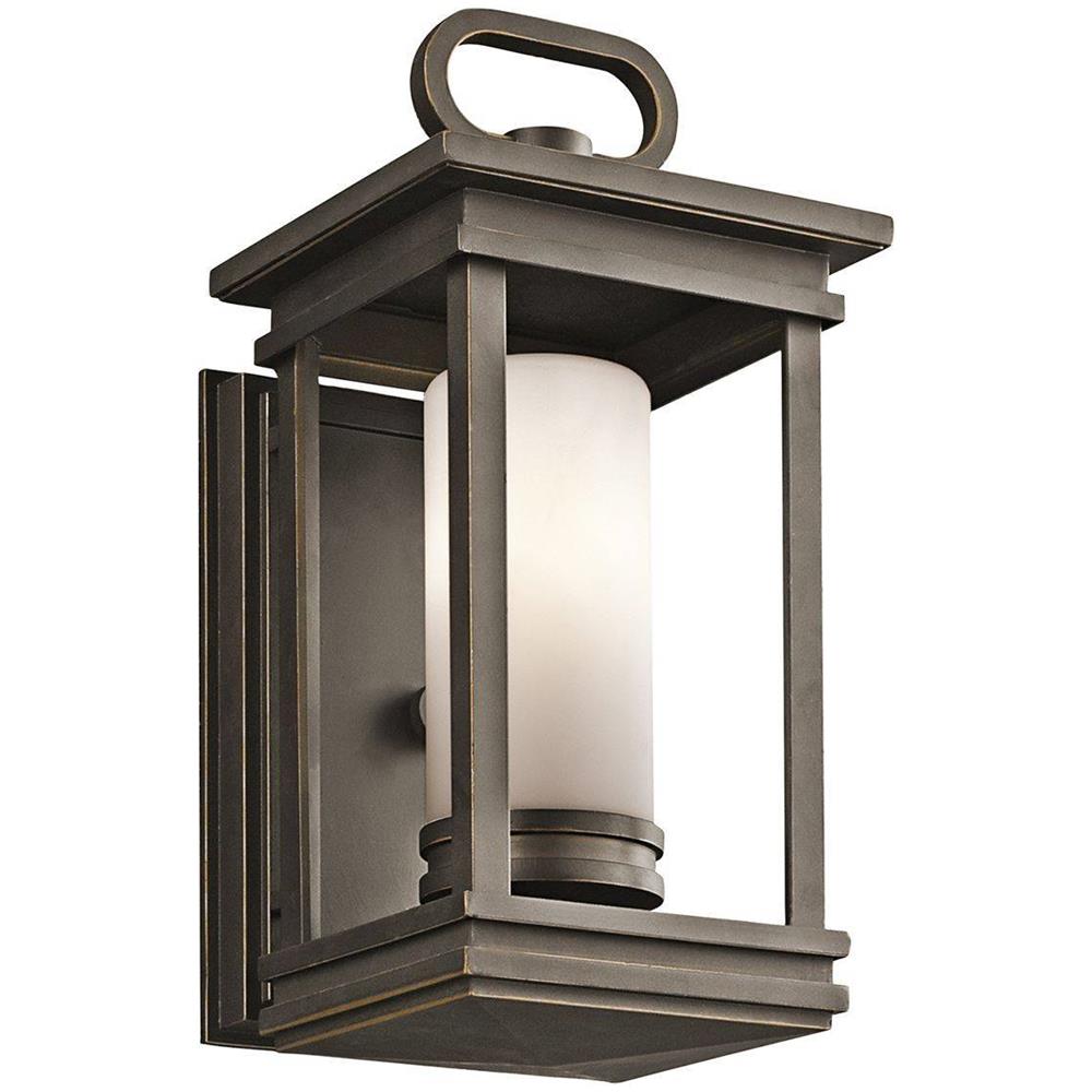 Lanterna Da Parete Per Esterno Piccola 1 Luce Bronzo Ip44, E14 - Foto 1