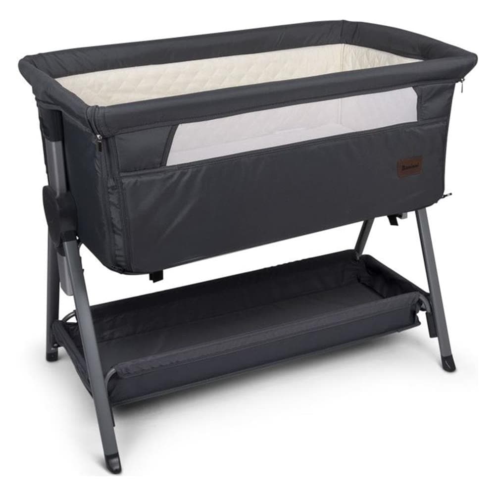 Culla da Letto per Neonati Elia 92x55x82 cm Grigio Scuro - Foto 1