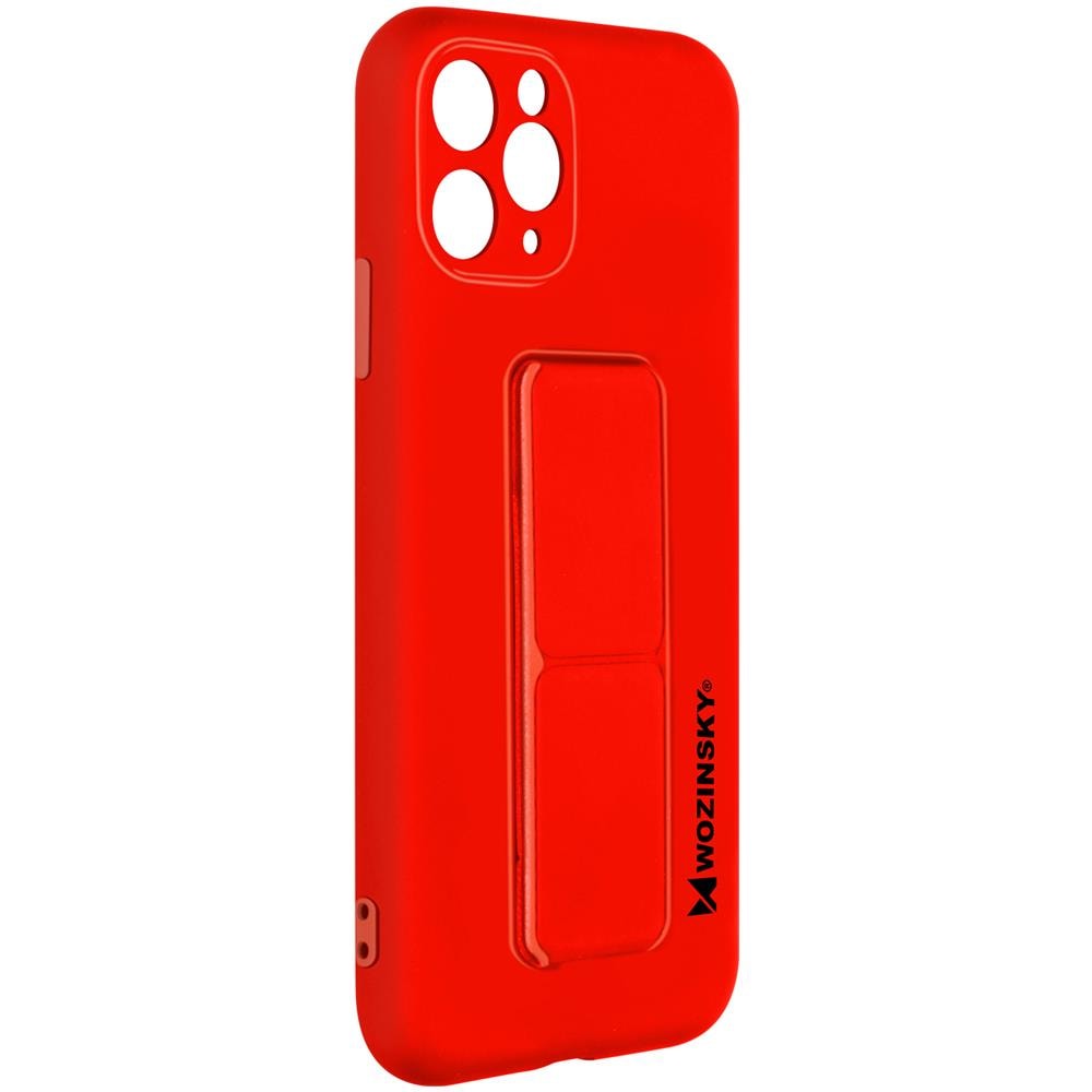 Cover Per Iphone 11 Pro Max Cavalletto Pieghevole Magnetico Wozinsky Rossa - Foto 2