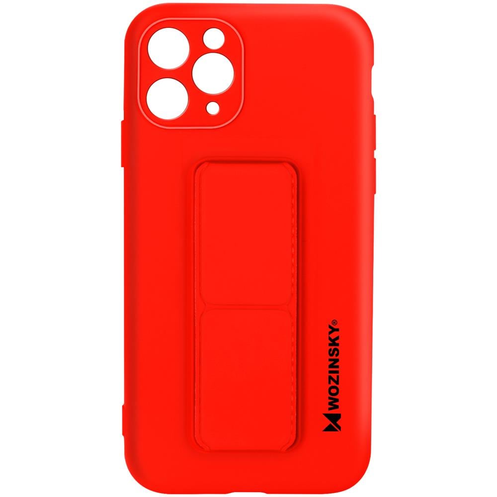Cover Per Iphone 11 Pro Max Cavalletto Pieghevole Magnetico Wozinsky Rossa - Foto 1