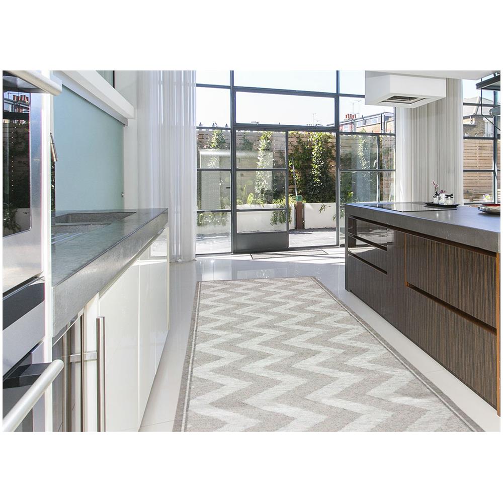 Tappeto Passatoia Cucina Corsia Retro Antiscivolo Disegni New Varie Fantasie By Suardi 55x190 Nordic Grigio - Foto 1
