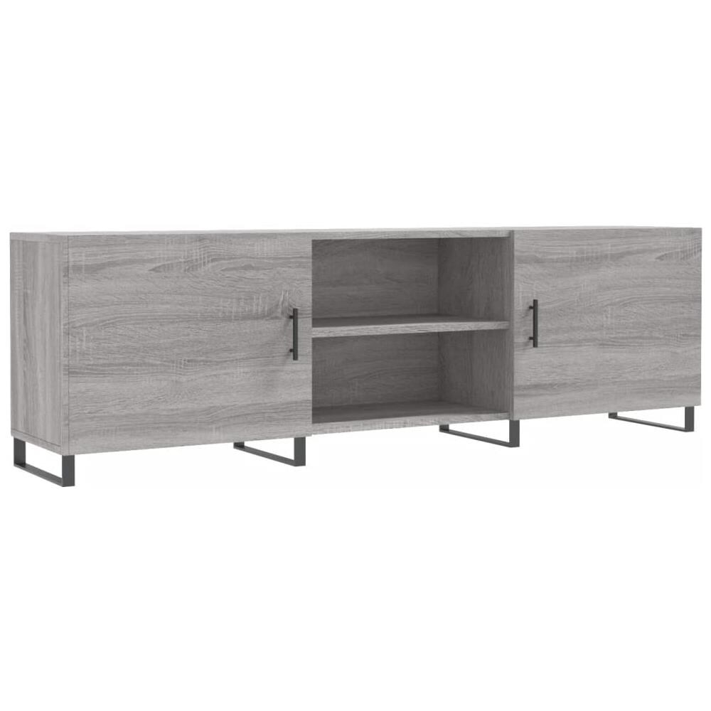 Mobile Porta Tv Grigio Sonoma 150x30x50 Cm In Legno Multistrato - Foto 2