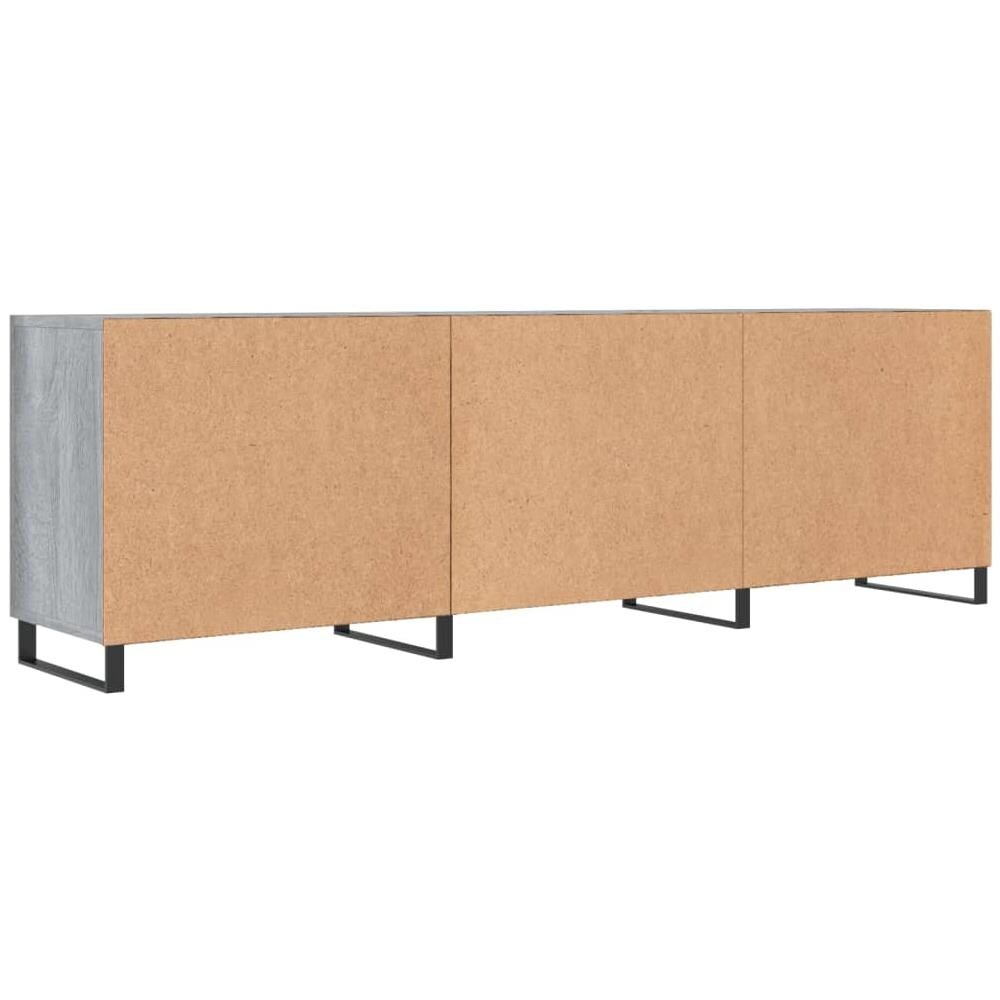 Mobile Porta Tv Grigio Sonoma 150x30x50 Cm In Legno Multistrato - Foto 8