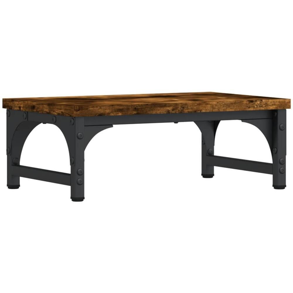Supporto Per Monitor Rovere Fumo 37x23x14cm Legno Multistrato - Foto 2