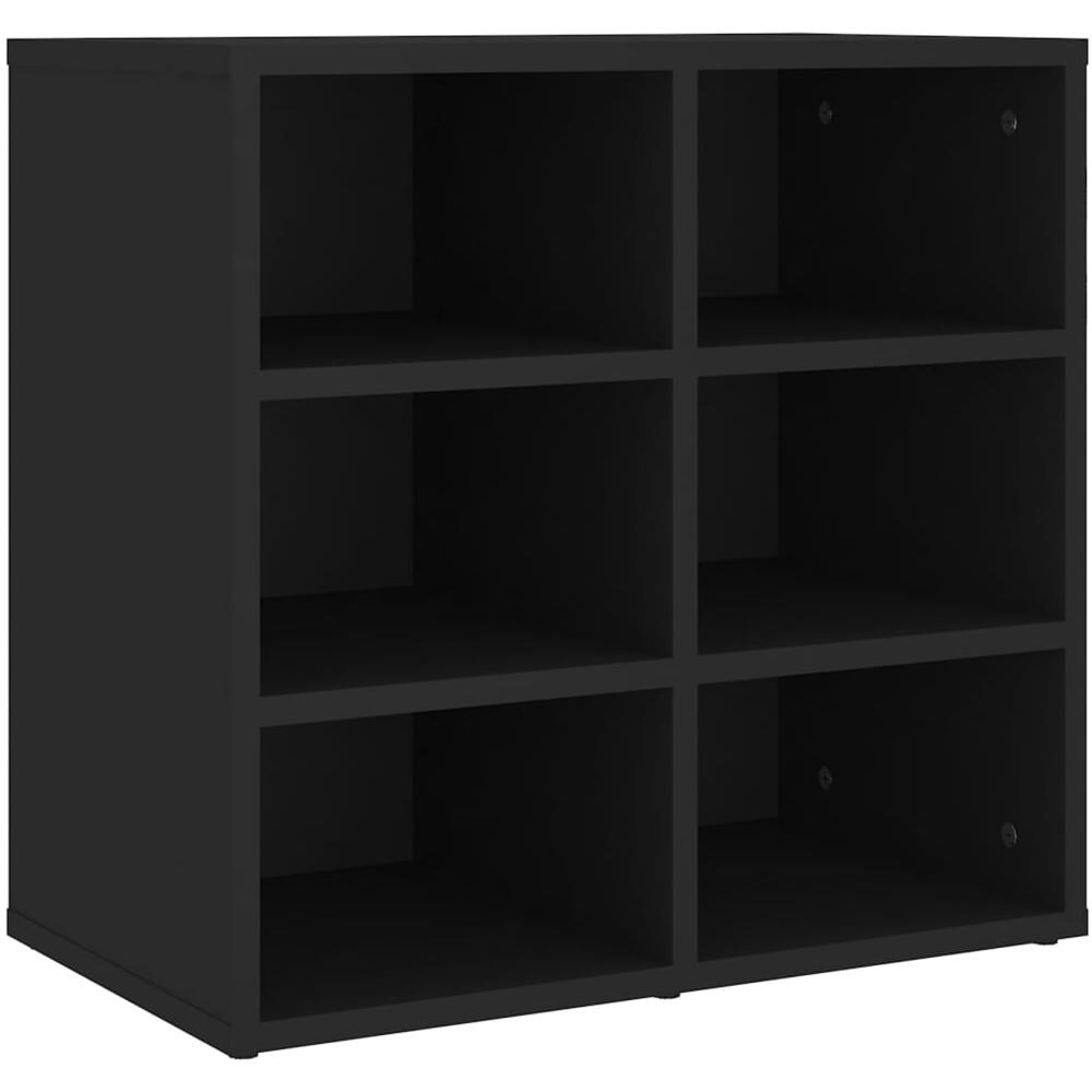 Scarpiera Nera 52,5x30x50 Cm - Foto 2