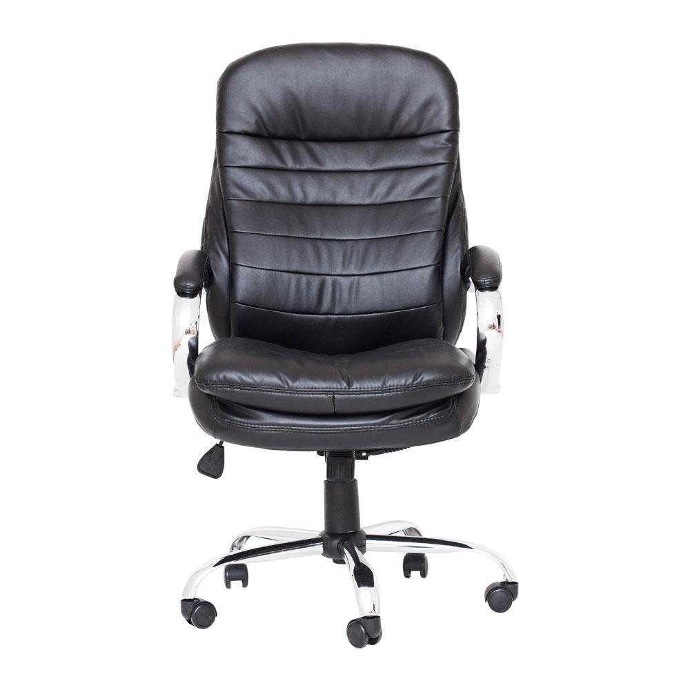 Sedia da ufficio ergonomica Walencija V cromata Anyfix M-2 nera - Foto 2