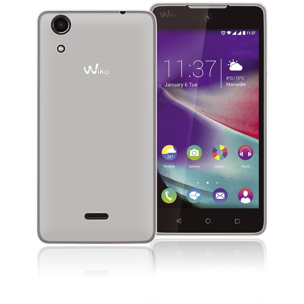 Cover gel protection+ white wiko rainbow lite - Foto 2