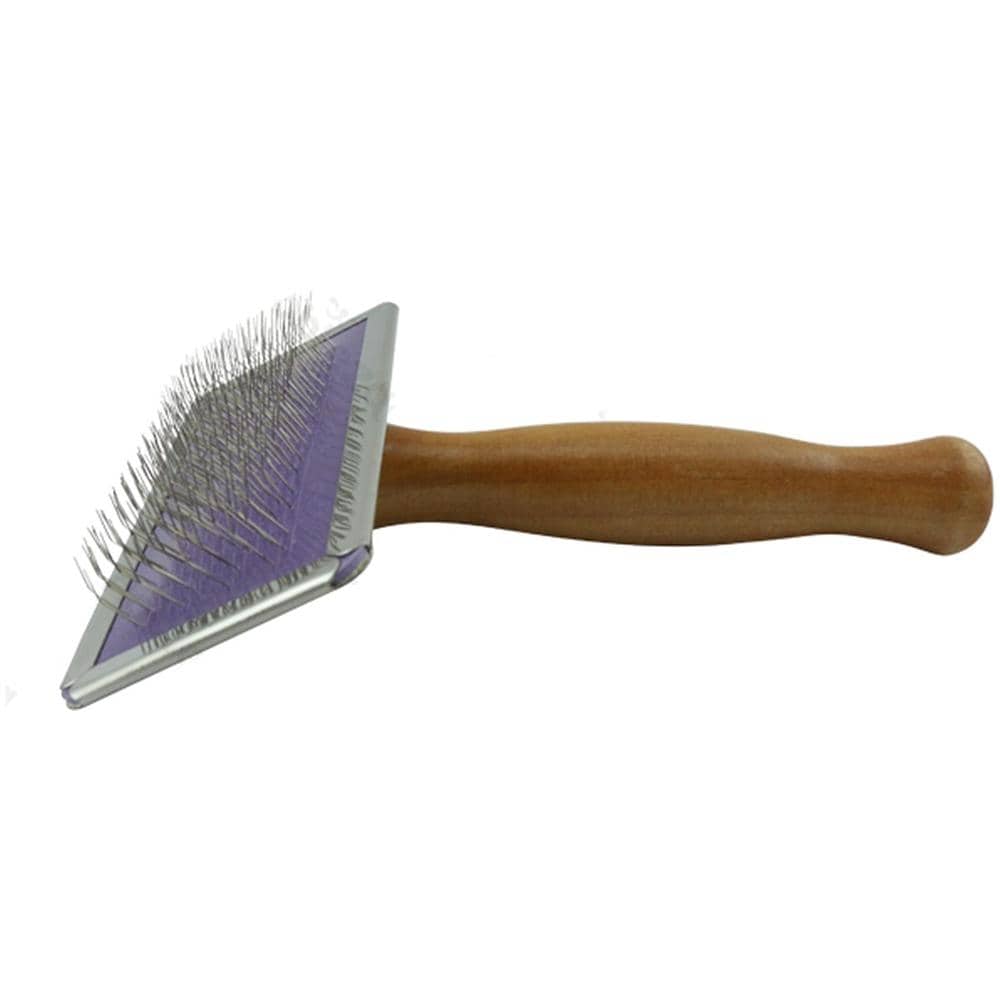 Pettine Per Cani E Gatti, Con Manico In Legno E Denti Piccoli, Larghezza 9 Cm, Lunghezza 12,5 Cm - Foto 2