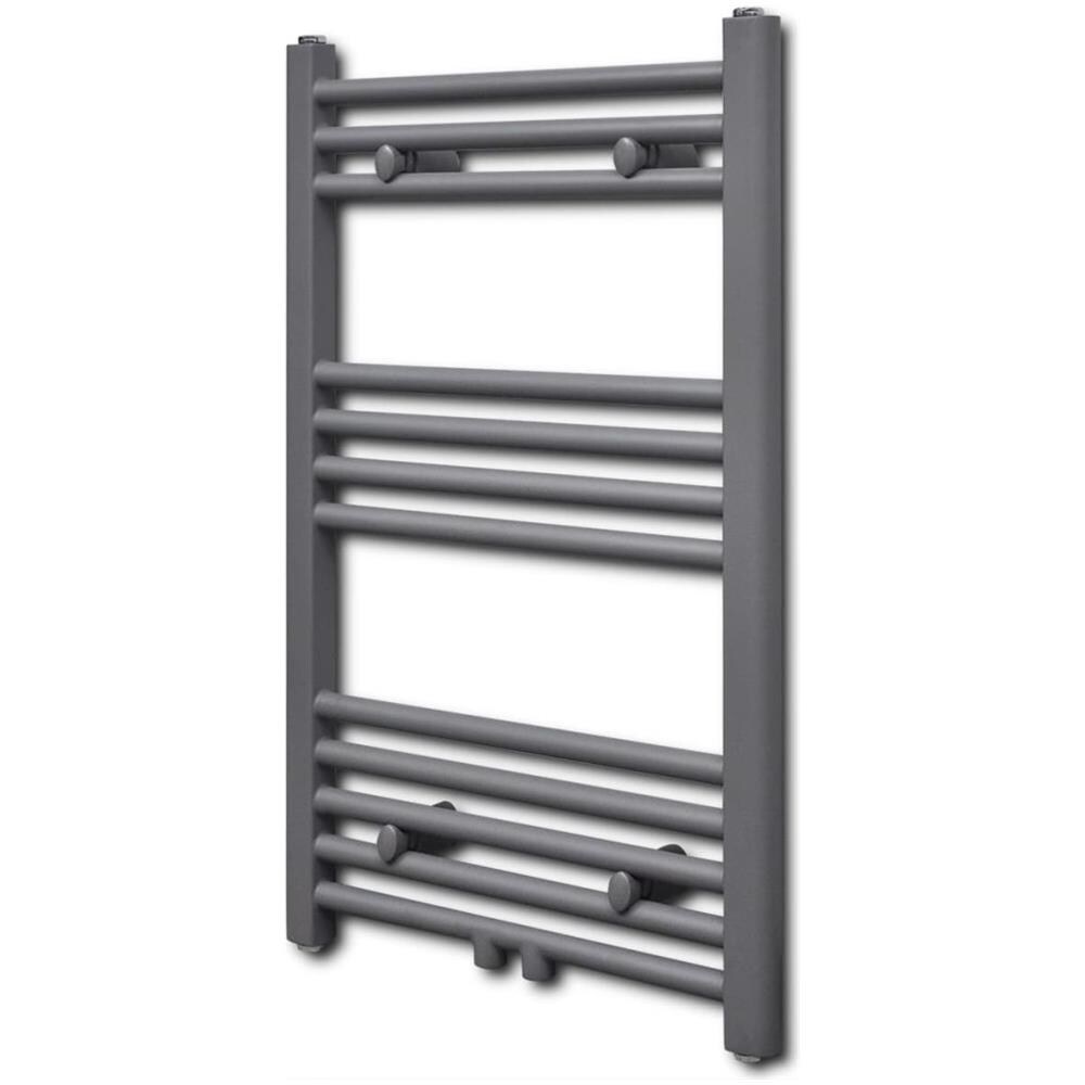 Radiatore Centrale Portasciugamano Dritto Grigio 500 x 764 mm - Foto 1