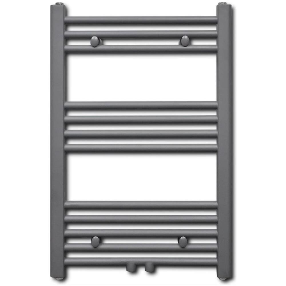 Radiatore Centrale Portasciugamano Dritto Grigio 500 x 764 mm - Foto 2
