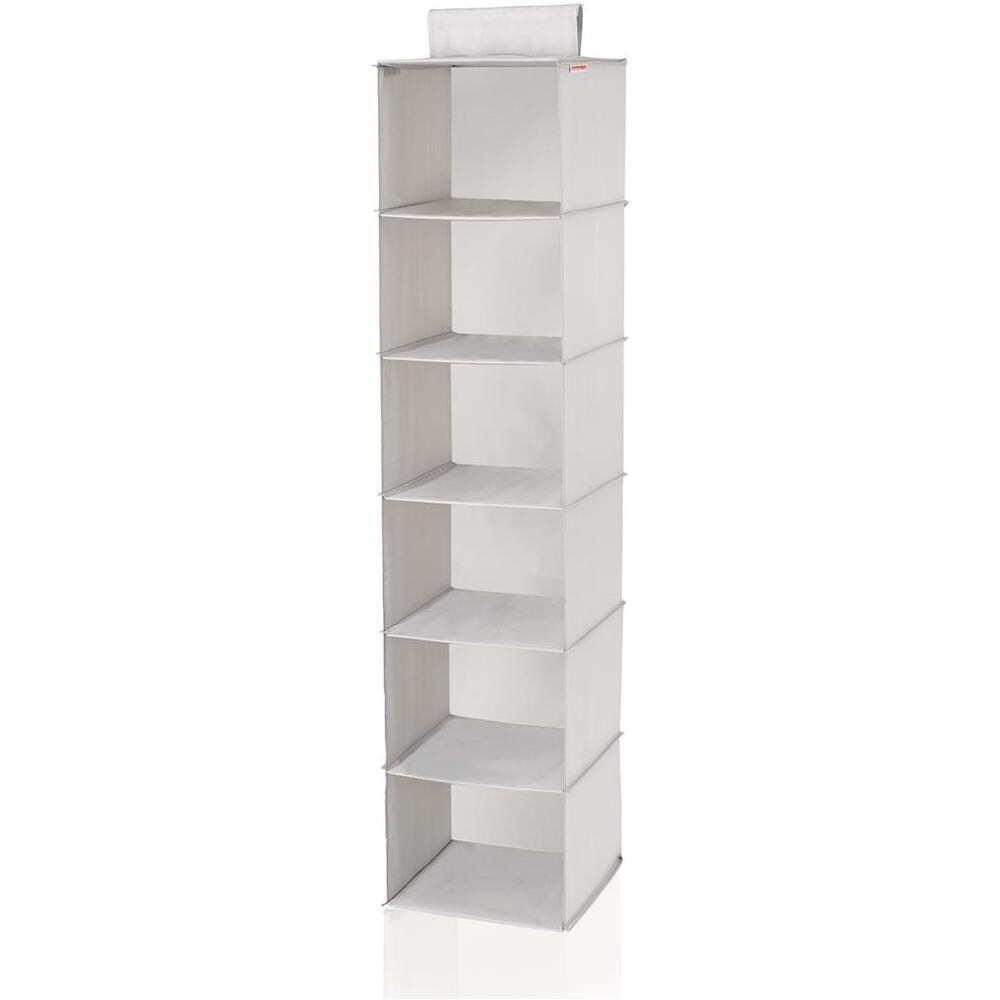 Scaffale Da Armadio Appendere Grigio 30x30x125 Cm 80004 - Foto 1