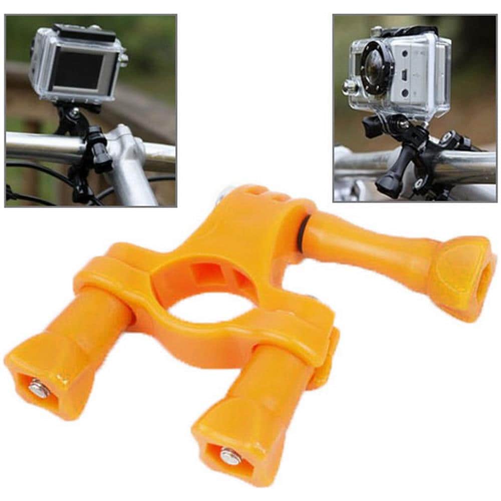 Fascetta Di Supporto Per Palo Manubrio Reggisella Arancione Per Gopro - Foto 1