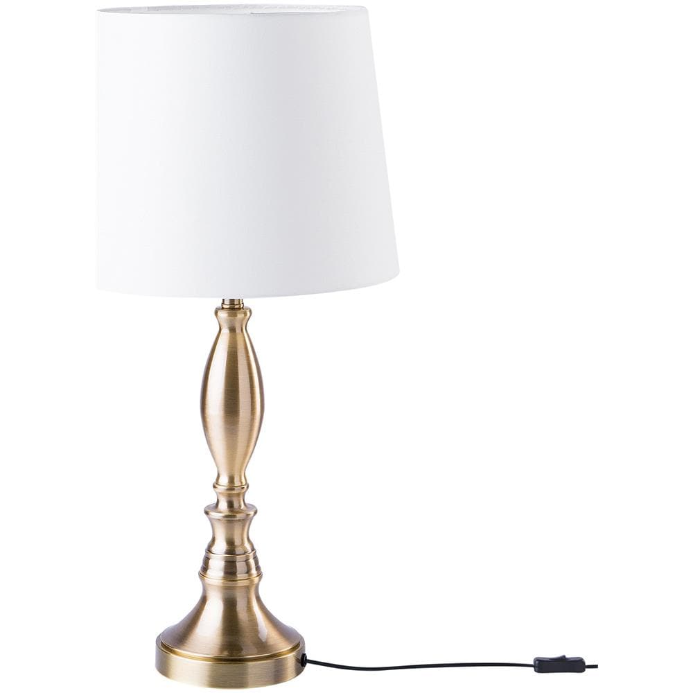 Lampada Da Tavolo Color Bianco Crema 63cm Hodmo - Foto 1