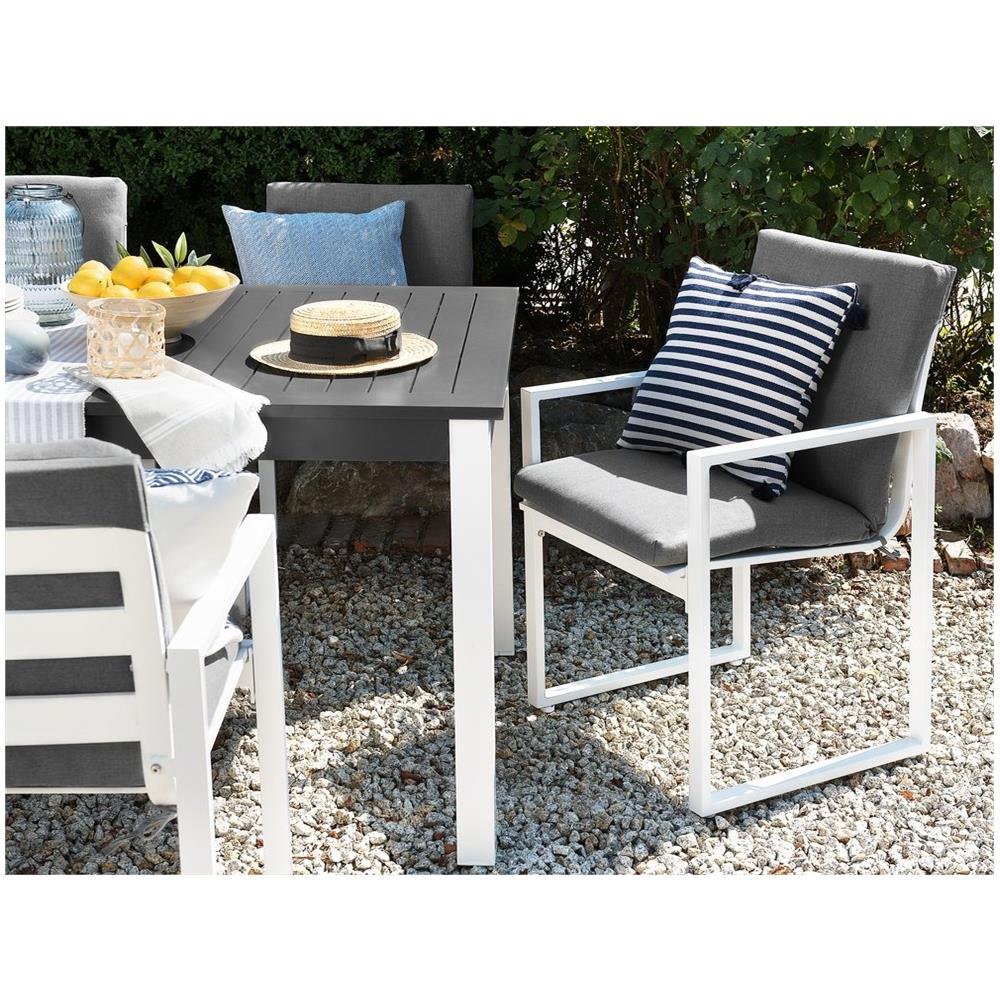 Set Da Giardino Tavolo E 8 Sedie In Alluminio Pancole - Foto 2