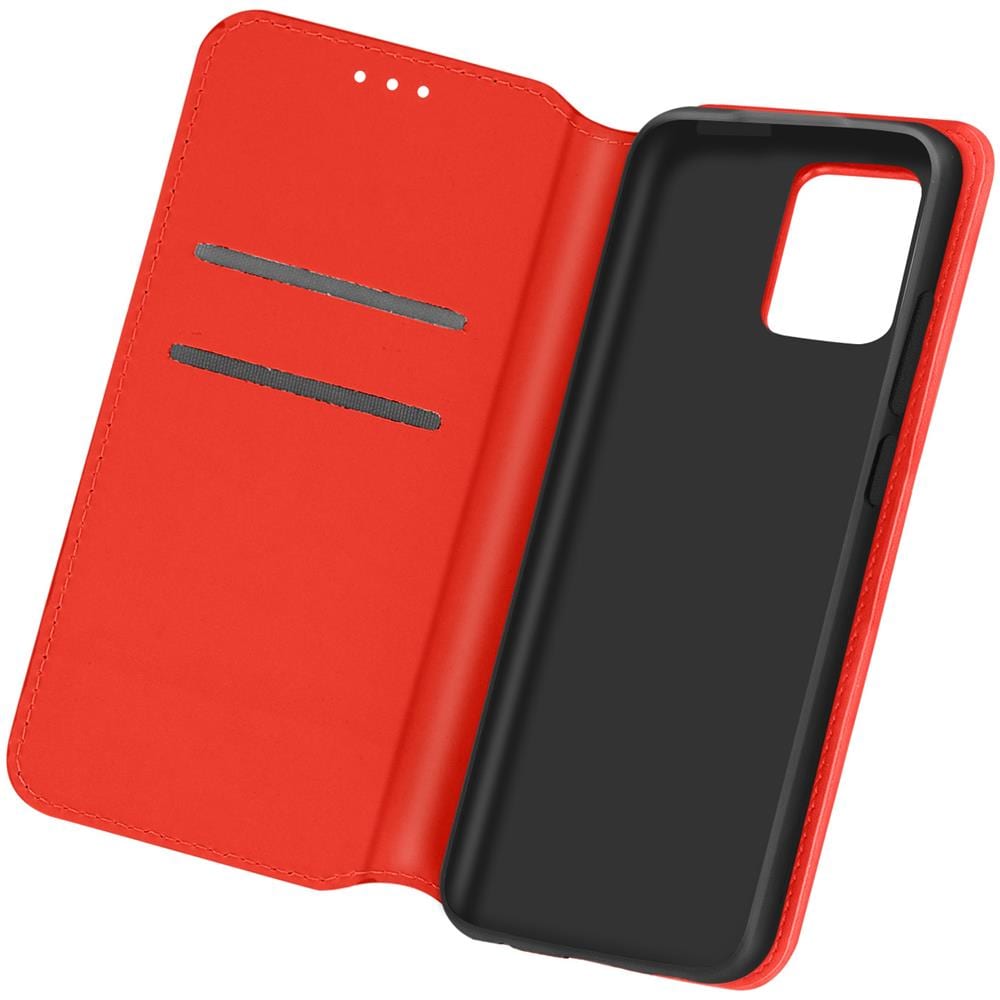 Custodia Samsung Galaxy A02s Portacarte Supporto Similpelle Rosso - Foto 1